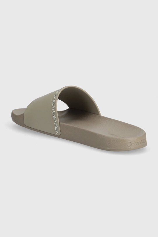 Взуття Шльопанці Calvin Klein POOL SLIDE RUBBER HM0HM00981 бежевий