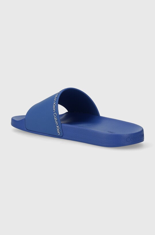 Boty Pantofle Calvin Klein POOL SLIDE RUBBER HM0HM00981 modrá