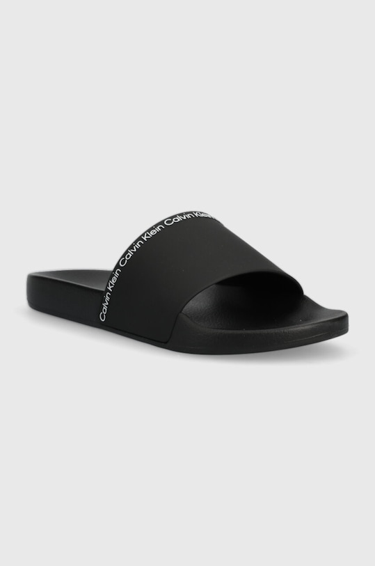 Šľapky Calvin Klein POOL SLIDE RUBBER HM0HM00981 čierna SS25
