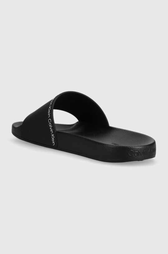 Încălțăminte Calvin Klein papuci POOL SLIDE RUBBER HM0HM00981 negru