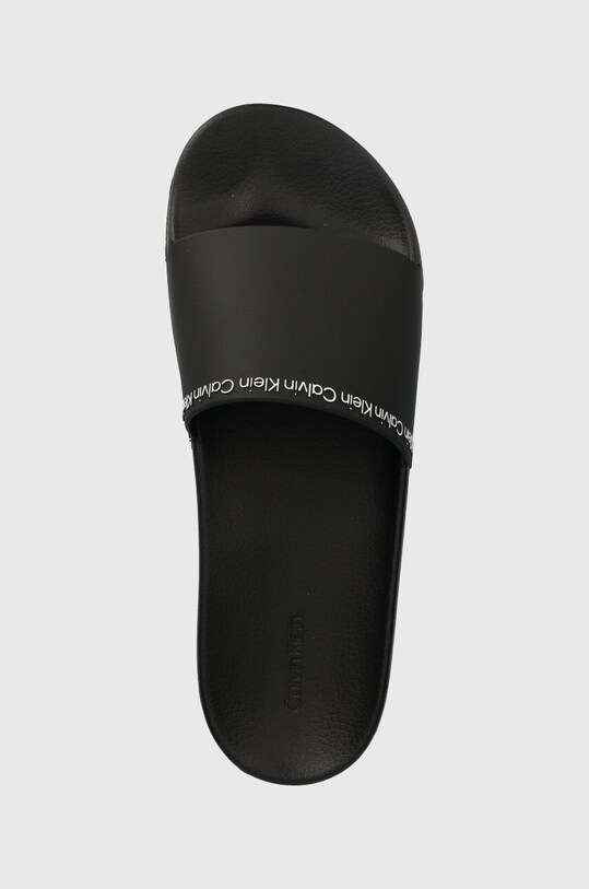 Calvin Klein papuci POOL SLIDE RUBBER negru HM0HM00981