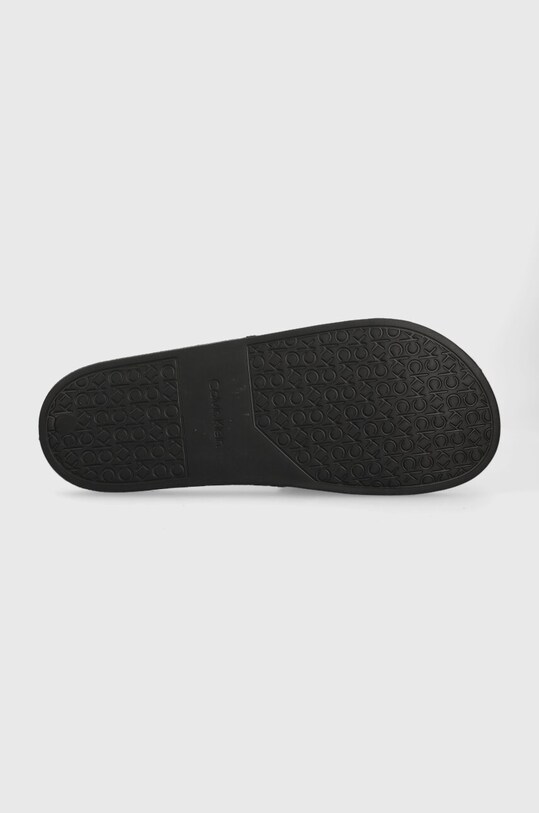 Calvin Klein papuci POOL SLIDE RUBBER HM0HM00981 negru