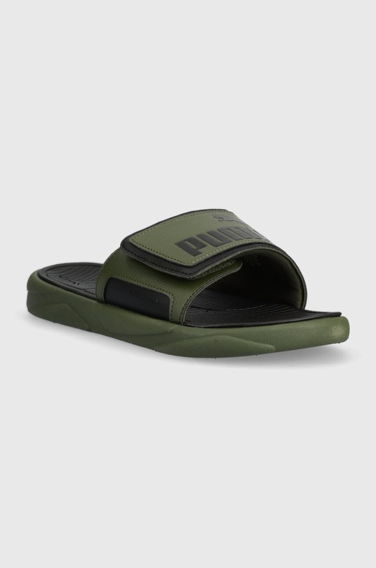 Pantofle Puma 372280. zelená SS23