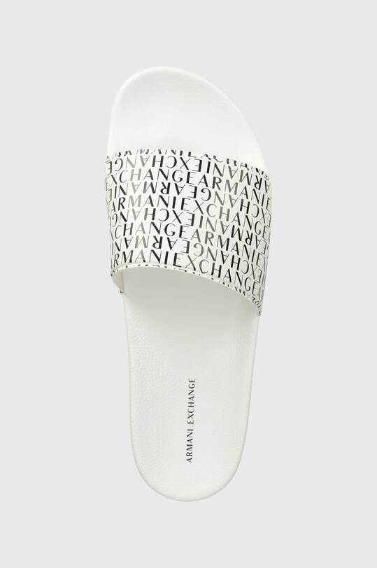 Armani Exchange papuci alb XUP004.XV679.R326