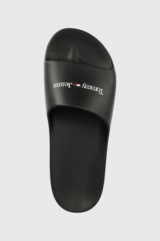 Tommy Jeans papucs BASIC SLIDE fekete EM0EM01144