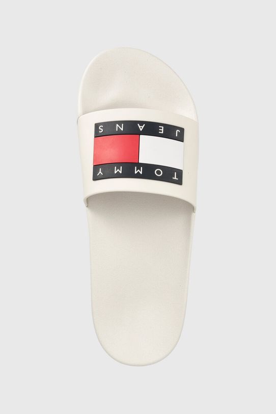Tommy Jeans klapki POOL SLIDE ESS biały EM0EM01191