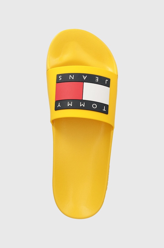 Tommy Jeans papucs POOL SLIDE ESS sárga EM0EM01191