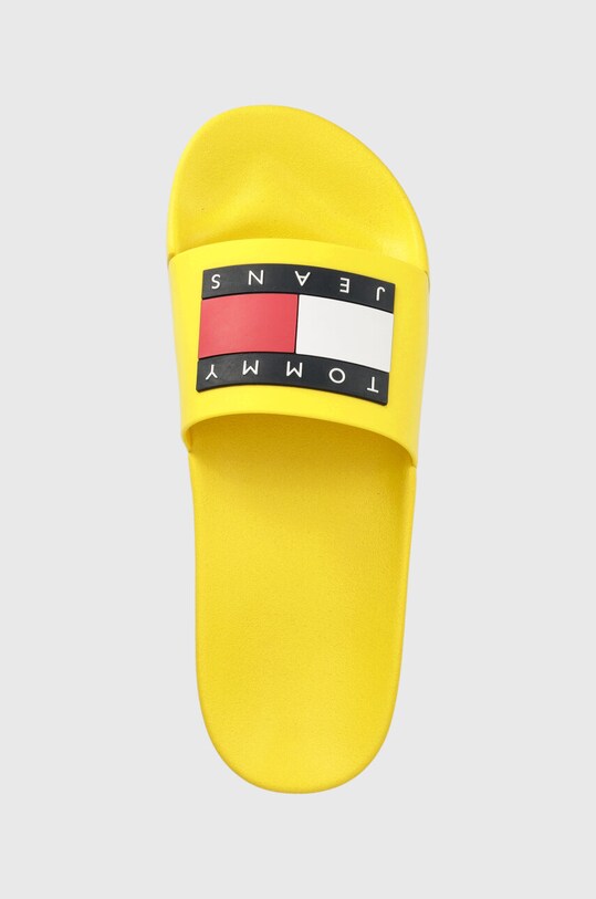 Tommy Jeans klapki POOL SLIDE ESS żółty EM0EM01191