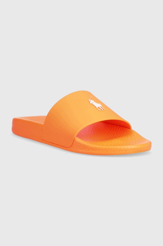 Polo Ralph Lauren klapki Polo Slide 809892945005 pomarańczowy SS23