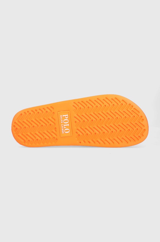 Polo Ralph Lauren klapki Polo Slide 809892945005 pomarańczowy