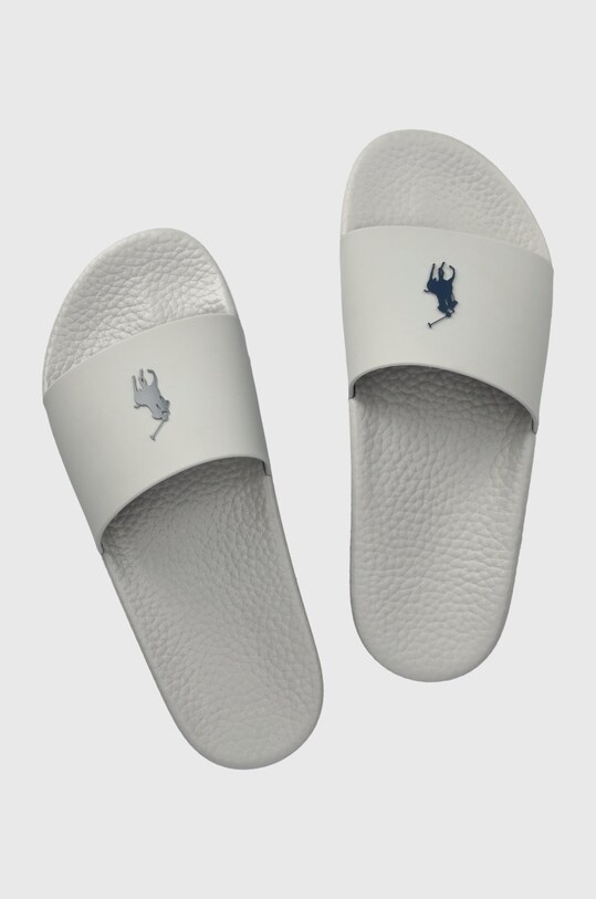 Natikače Polo Ralph Lauren POLO SLIDE siva 809892945008