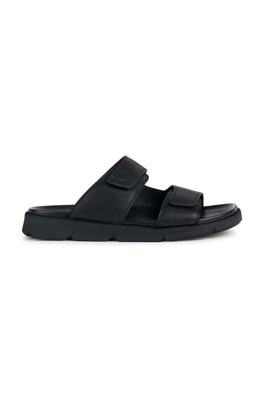 Semišové šľapky Geox U XAND 2S čierna U35BGB.00085.C9999