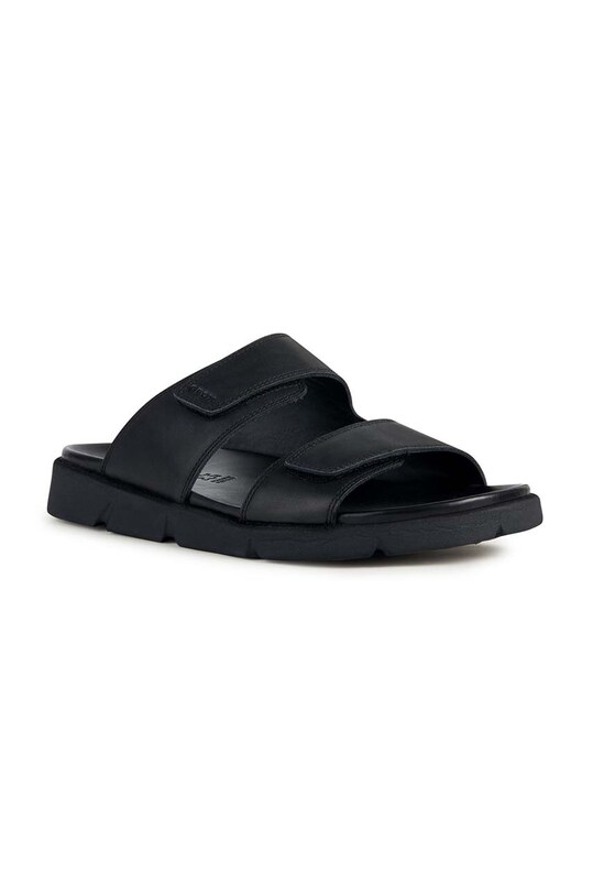 Semišové šľapky Geox U XAND 2S U35BGB.00085.C9999 čierna SS23