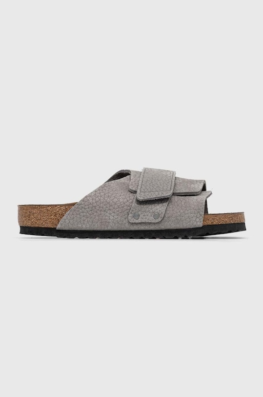Semišové šľapky Birkenstock KYOTO sivá 1024502