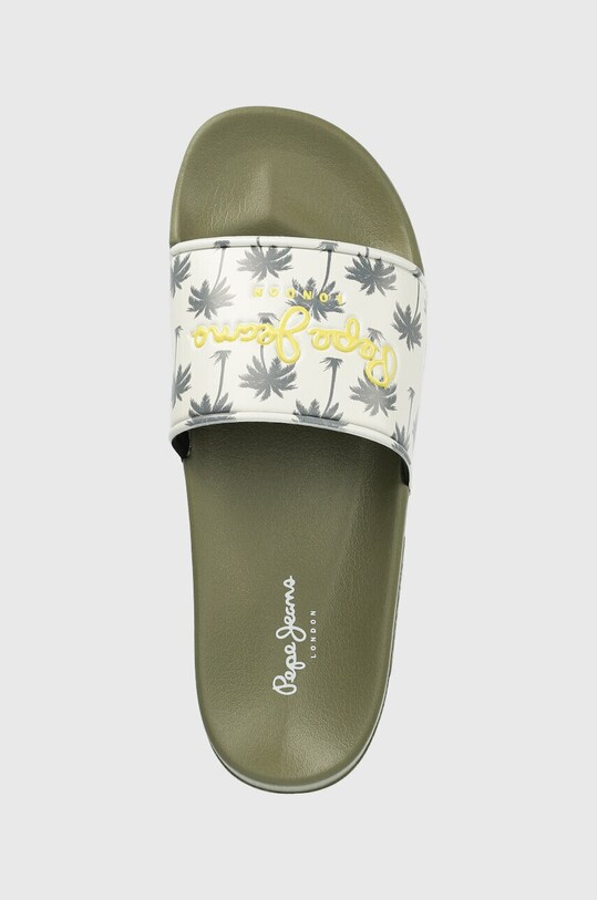Παντόφλες Pepe Jeans SLIDER πράσινο PMS70124