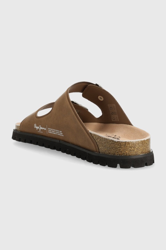 Boty Pantofle Pepe Jeans URBAN PMS90104 hnědá