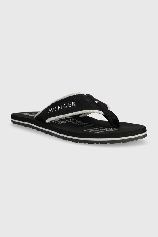 Tommy Hilfiger flip-flop SPORTY HILFIGER BEACH SANDAL FM0FM04469 fekete SS23