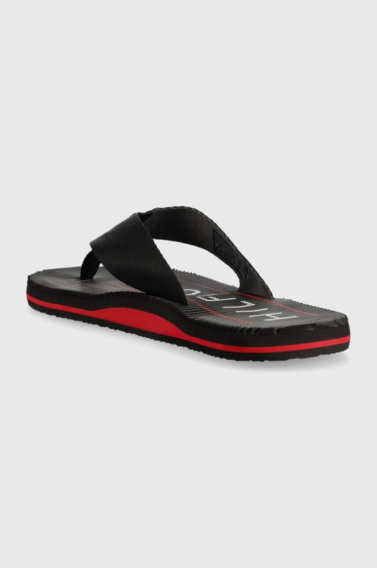 Obuwie Tommy Hilfiger japonki MASSAGE FOOTBED BEACH SANDAL FM0FM04474 czarny