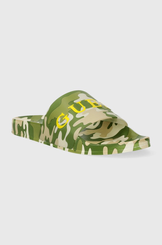 Obuwie Guess klapki SLIDES F3GZ03.BB00F.F99S zielony