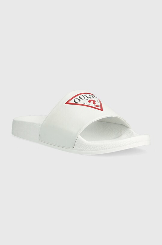 Încălțăminte Guess papuci COLICO FM6CLC.ELE19.WHITE alb