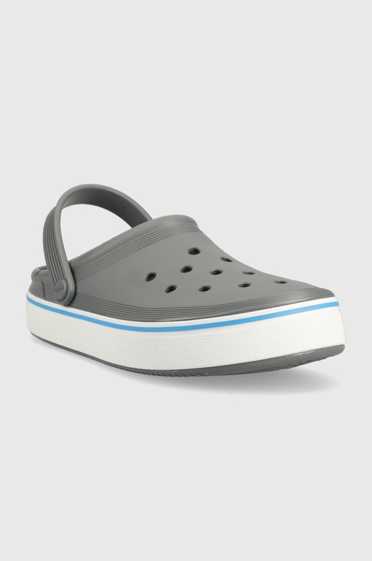 Crocs klapki Crocband Clean Clog 208371.025 szary AW23