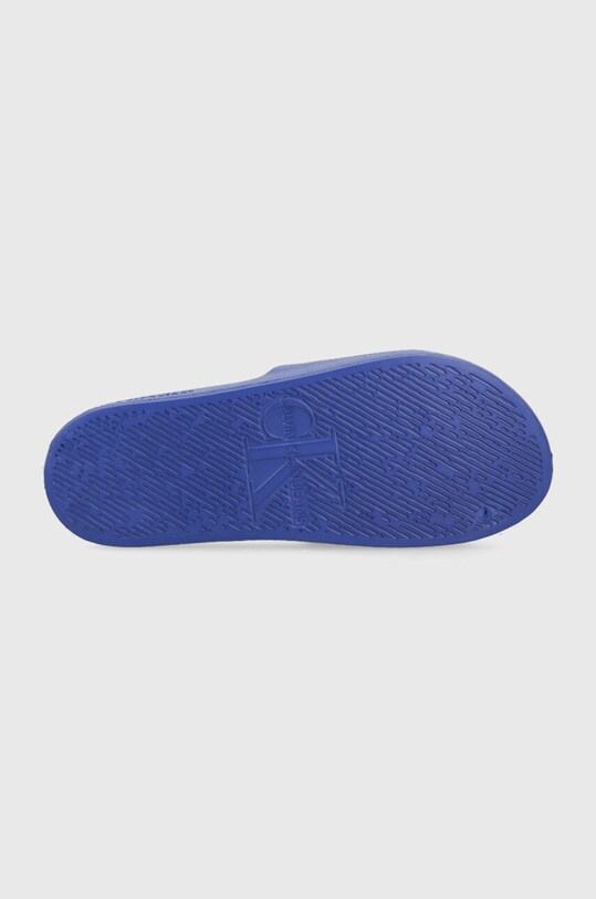 Natikači Calvin Klein Jeans SLIDE MONOGRAM DEBOSSED EVA YM0YM00060 mornarsko modra