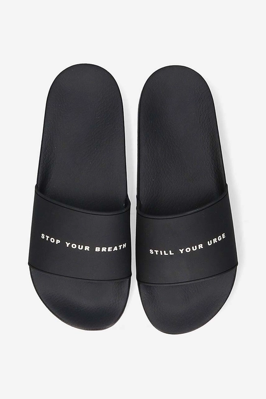 Παντόφλες Rick Owens Rubber Slippers DU01C6821.RUBP11.BLACK