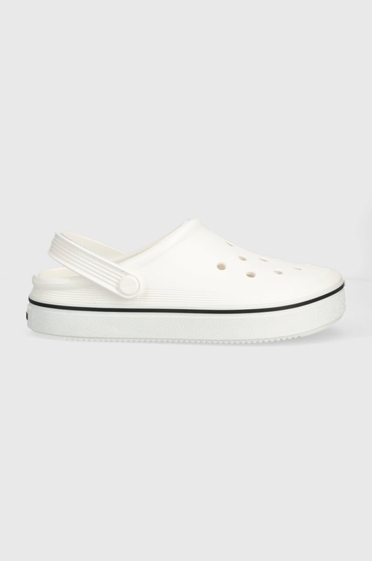 Pantofle Crocs Crocband Clean Clog plochý bílá 208371.100