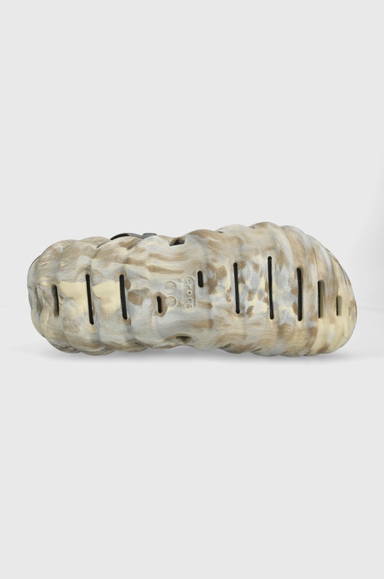 Crocs klapki Echo Marbled Clog 208454.2Y3 beżowy