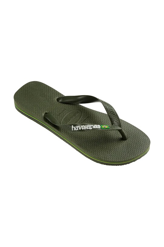 Încălțăminte Havaianas slapi BRASIL LOGO 4110850.3058 verde