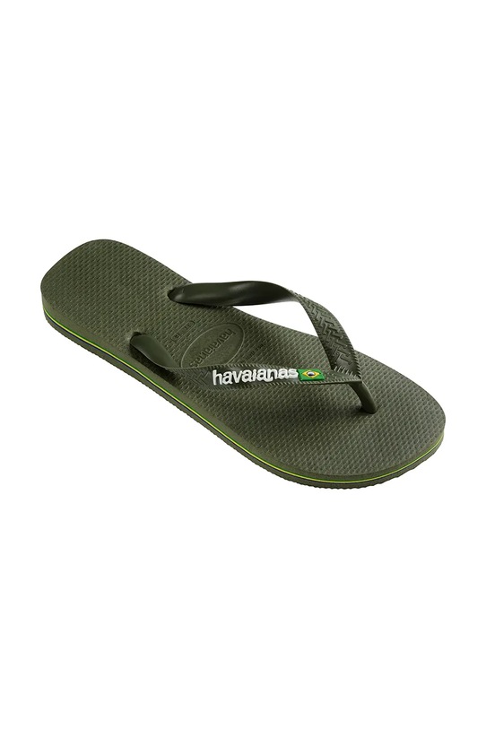 Obuv Žabky Havaianas BRASIL LOGO 4110850.3058 zelená