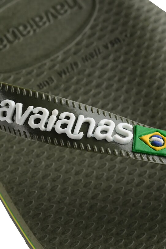 Havaianas slapi BRASIL LOGO verde 4110850.3058