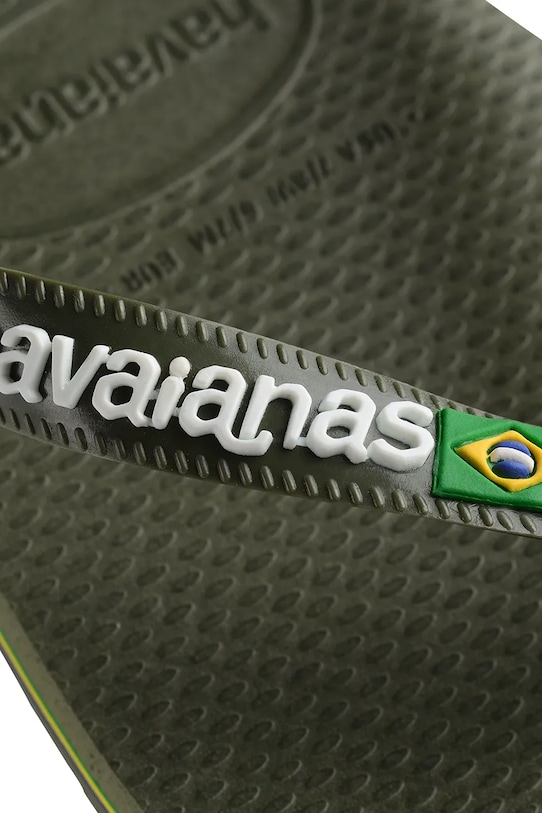 Žabky Havaianas BRASIL LOGO zelená 4110850.3058