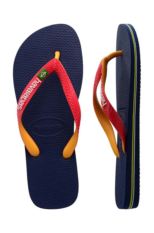 Σαγιονάρες Havaianas BRASIL MIX φλατ σκούρο μπλε 4123206.5603