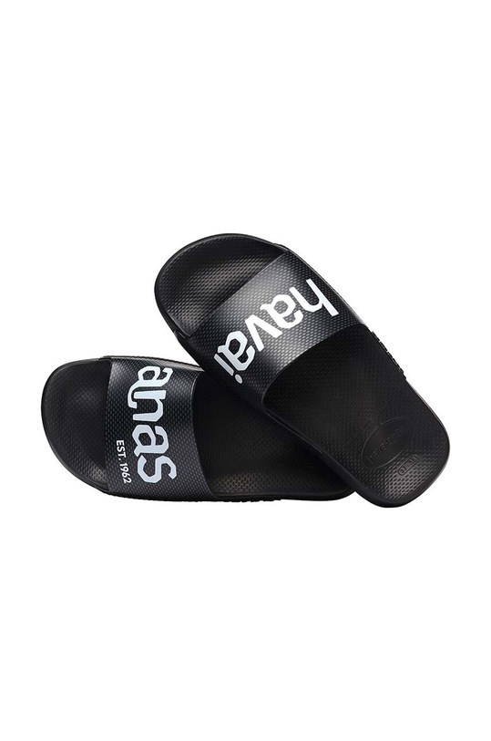 Havaianas klapki SLIDE CLASSIC LOGOMANIA czarny 4148124.0090