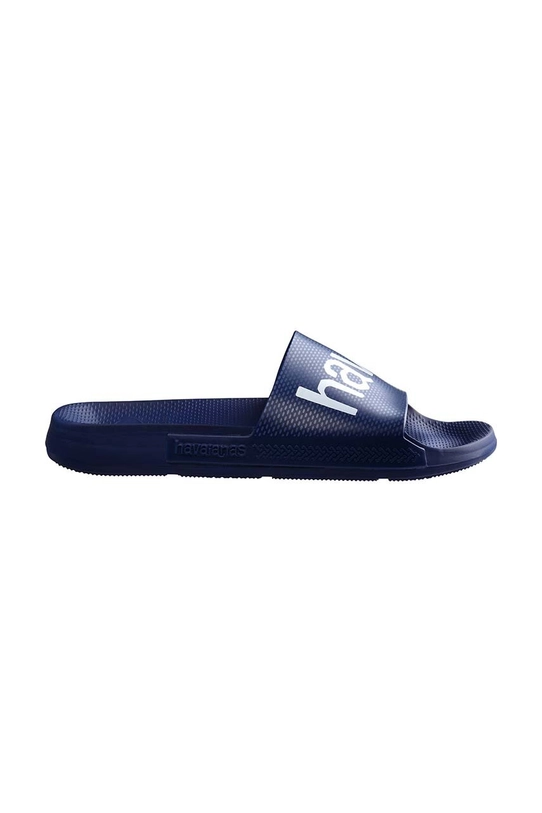 Încălțăminte Havaianas papuci SLIDE CLASSIC LOGOMANIA 4148124.0555 bleumarin