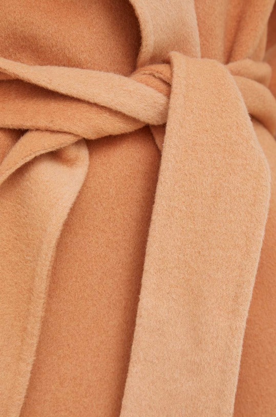 Calvin Klein płaszcz wełniany K20K205006.PPYX pomarańczowy