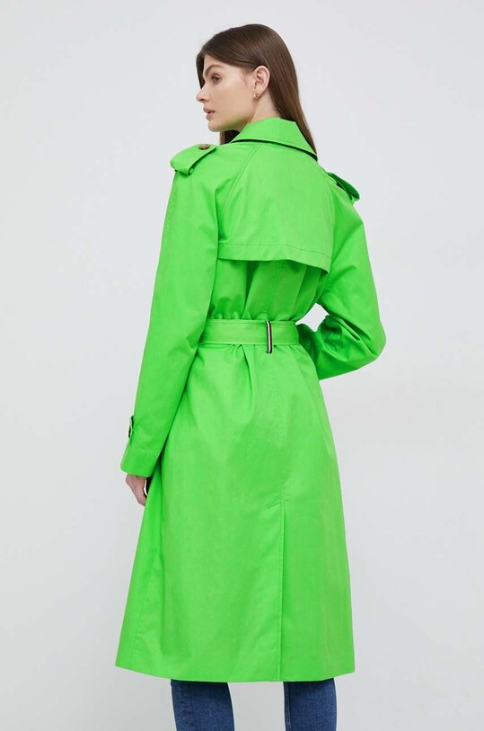 Îmbrăcăminte Tommy Hilfiger trenci din bumbac WW0WW36960.PPYX verde