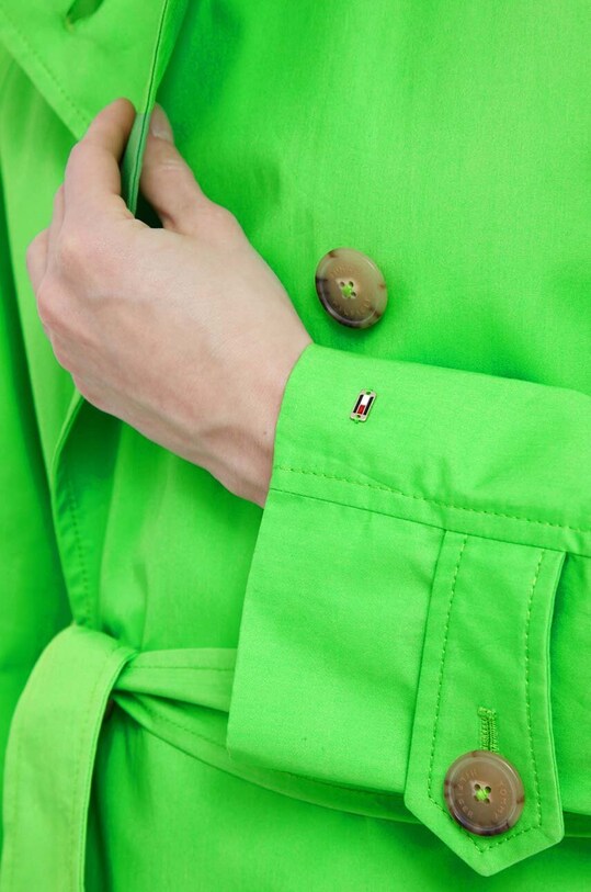 Tommy Hilfiger trenci din bumbac WW0WW36960.PPYX verde