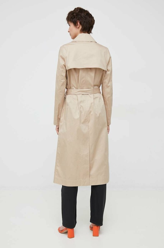 Odzież Calvin Klein trencz bawełniany K20K205618.PPYX beżowy