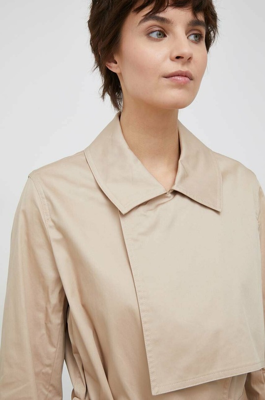 Calvin Klein trencz bawełniany K20K205618.PPYX beżowy