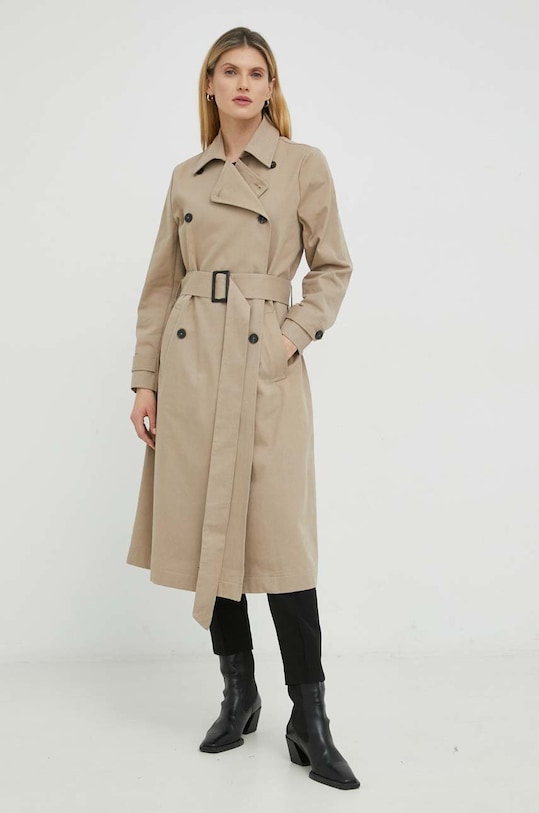 Trench kabát Bruuns Bazaar Campa Iva BBW3205 béžová SS23