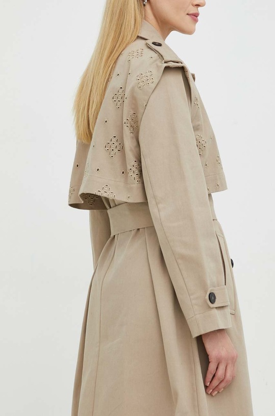 Trench kabát Bruuns Bazaar Campa Iva BBW3205 béžová