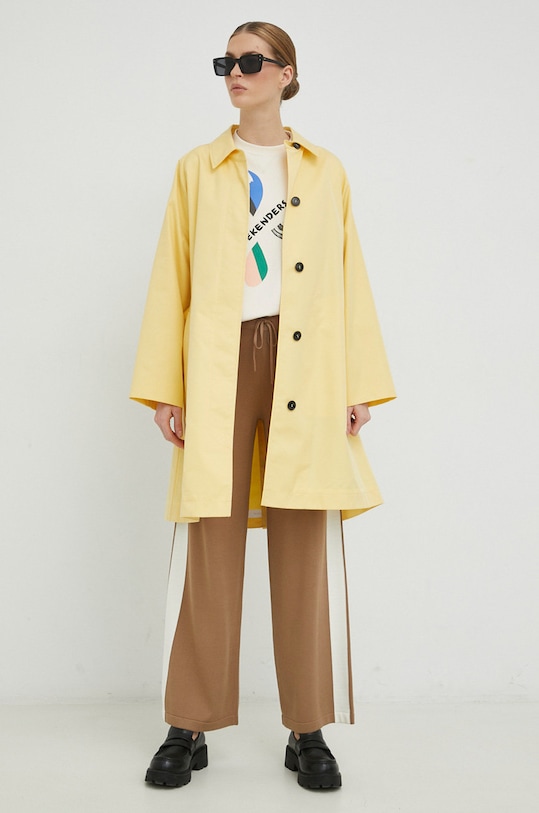 Trench kabát Weekend Max Mara 2350210237600 žlutá SS23