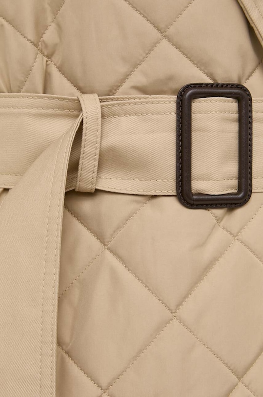 Weekend Max Mara płaszcz z domieszką kaszmiru 2354910137600 beżowy