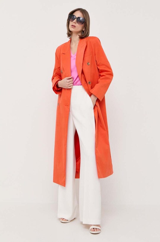 Odzież Notes du Nord płaszcz 13038 pomarańczowy