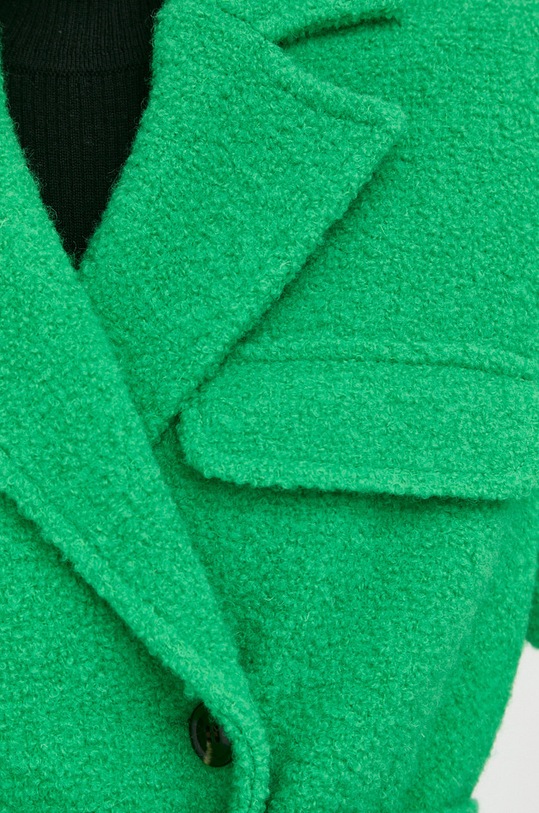 Vlněný kabát Samsoe Samsoe Milena F22400115 zelená