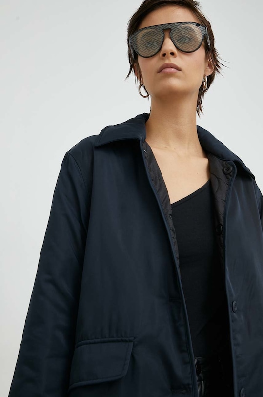 Μπουφάν δυο όψεων Samsoe Samsoe F22400027 σκούρο μπλε