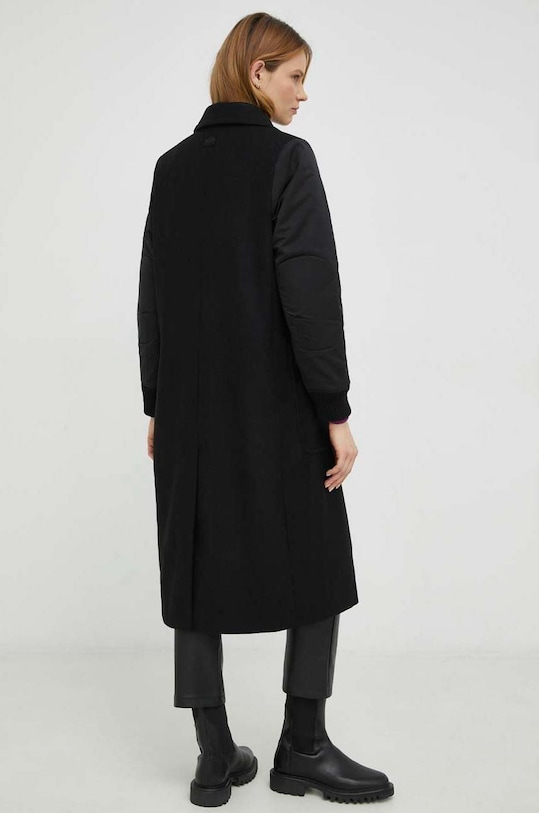 Odzież G-Star płaszcz wełniany D22031.B965 czarny
