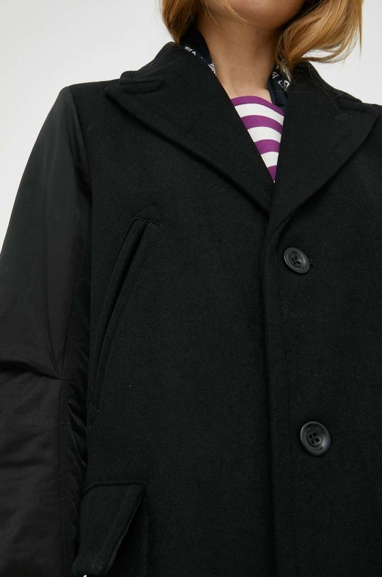 G-Star płaszcz wełniany D22031.B965 czarny